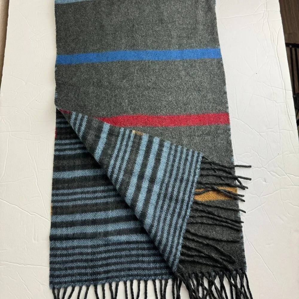 Fraas Reversible Scarf Stripped Fringe Germany